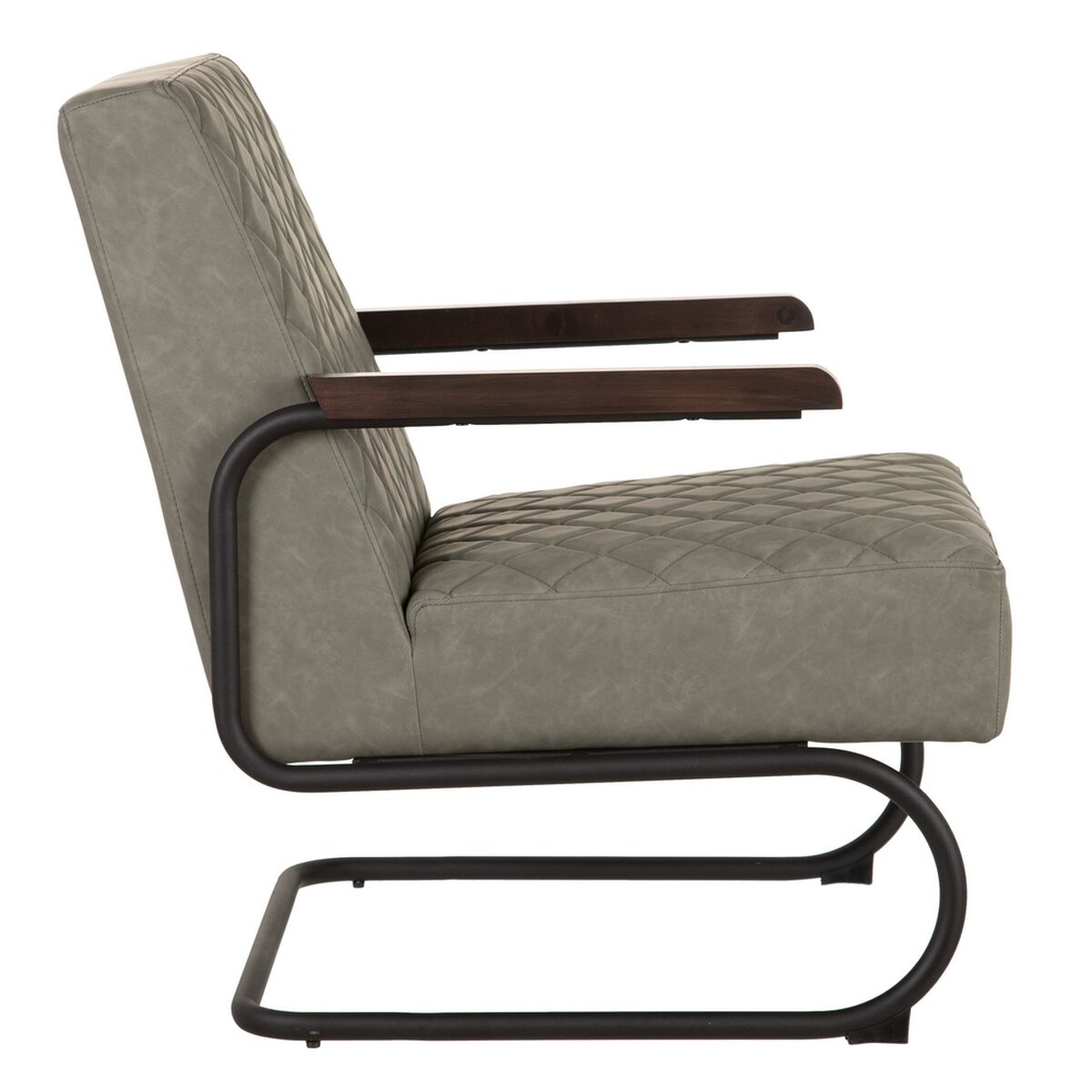 Fotelja Crna Zelena 61 x 70 x 85 cm